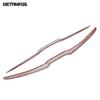 Car Accessories For Kia Forte Cerato k3    Carbon Fiber Exterior Front Center Grille Racing Grill Cover Molding Trim