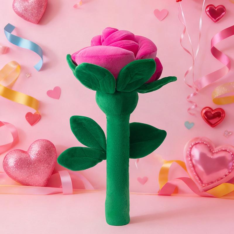 38Cm Large Rose Flower Plush Toys Multi Colored Roses Plushie Doll A Large Bouquet Flowers Pillow For Birthday Party Decor Gift