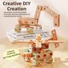 59/100/143 Peças Casa de Brincar Educacional Montessori Brinquedo de Montagem Modelo de Montagem Menino e Menina