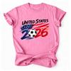 Men's Printed Round Neck T-Shirt Casual Sports Short-Sleeve Top