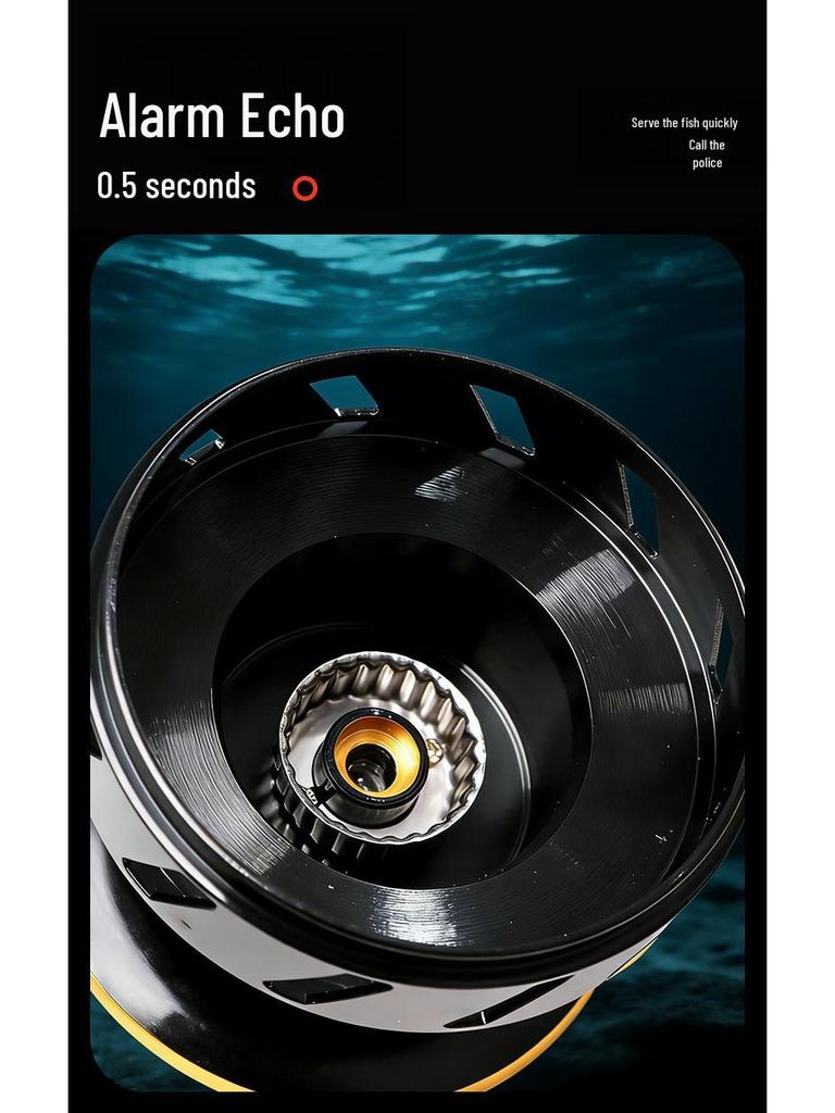 Cross-border Long-casting Gapless Spinning Reel with Slanted Mouth, Metal Line Cup and Foot Base for Anchor Fishing