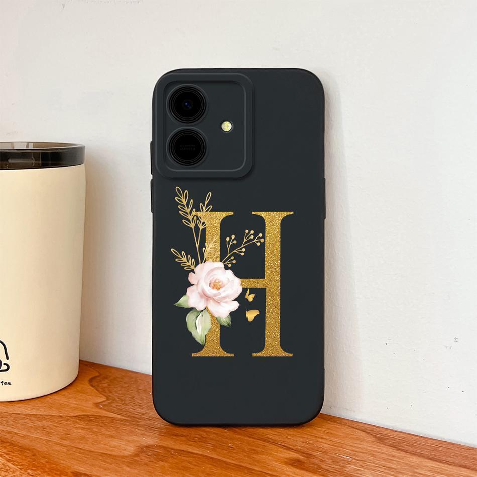 For Honor Play 10 10A 10T Case For Honor Play10 Elegant Rose Letters Soft Back Cover Camera Protection High Quality Phone Cases