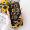 For Tecno Spark Go 3 Case Cover Fashion Butterfly Luxury Cute Painted Black Silicone Bumper For Tecno Spark Go3 KN3 Phone Casing