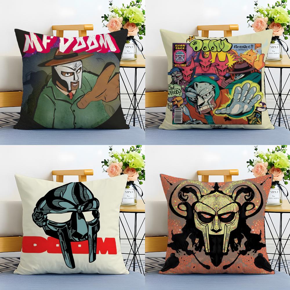 Rapper M-F D-Doom Madlib Cushion Cover Linen Pillowcase Soft For Sofa Bed Home Room Decor