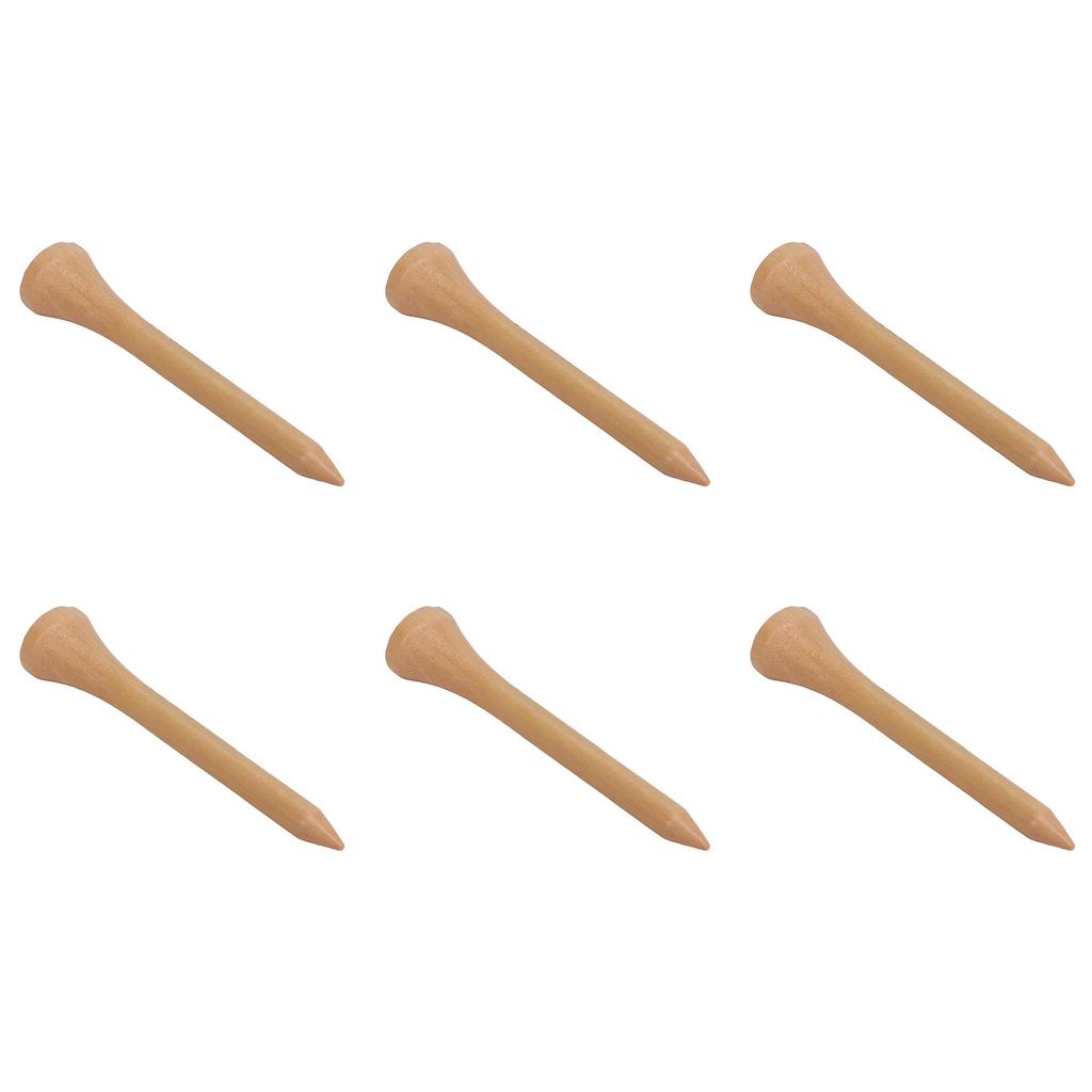 50pcs Golf Tees Professional Strong Replacement Wooden Golfing Tees for Golf Accessories