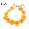 Children Stage Performance Headband Daisy/Sunflower Wreath for Women Girls, Adjustable Floral Crown Cute Macaron Color Flower Beach Vacation