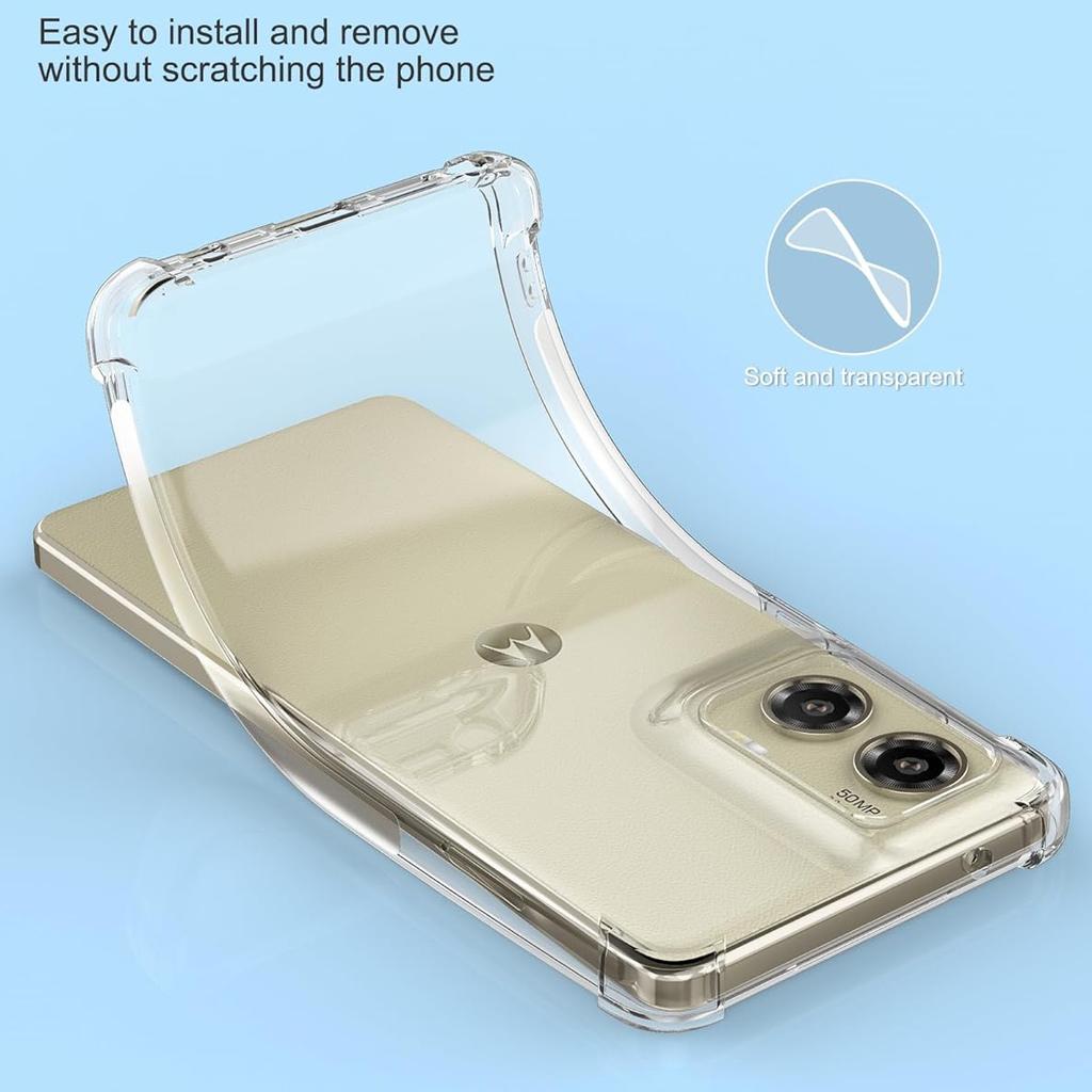 Shockproof Airbag TPU Case for Motorola Moto G 2025 G Stylus 5G G Play 2024 2023 Power 2022 Protective Cover Capa Fundas Coque