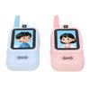 2 Pack Kids Video Intercom Rechargeable Long Distance 2 Way Radio with Dual Cameras Voice Changer for Indoor Outdoor