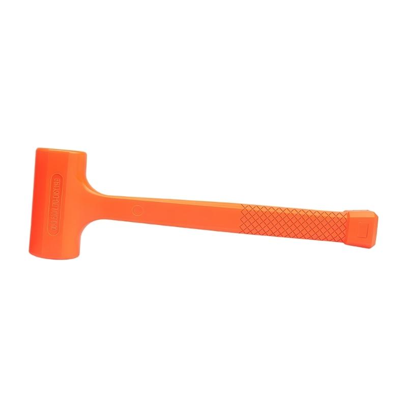 Precise None Rebound Rubber Hammer With Textured Grip For Mechanics Auto Repair And Woodworking Noise Reduction Striking