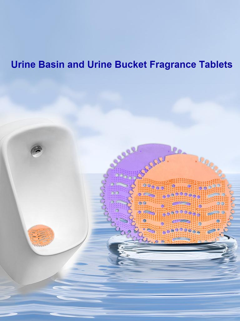 1/3/5/10pcs Men's Urinal Anti Clogging Aromatic Sheet, Five Fragrances (Lavender, Lemon, Apple, Oran