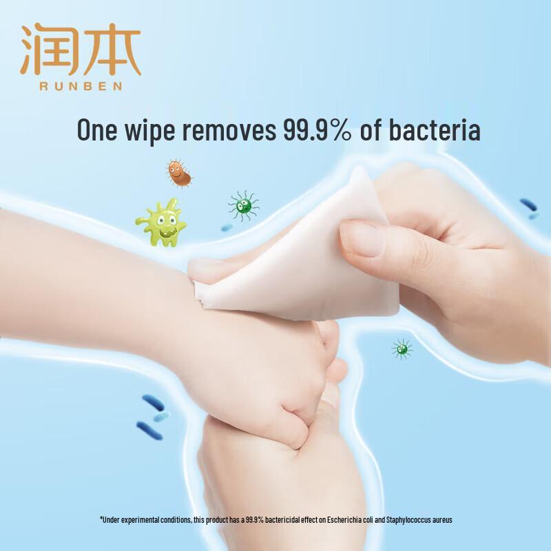 Runben Antibacterial Wet Toilet Wipes