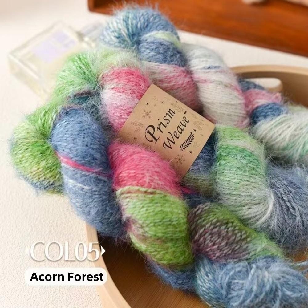Gradient Color Wool Blend Yarn Blend Material Gradient Knitted Yarn DIY Scarf, Hat, Sweater