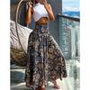 Skirt, High Waist, Thin Printed Women's Skirt, Women's Skirt
