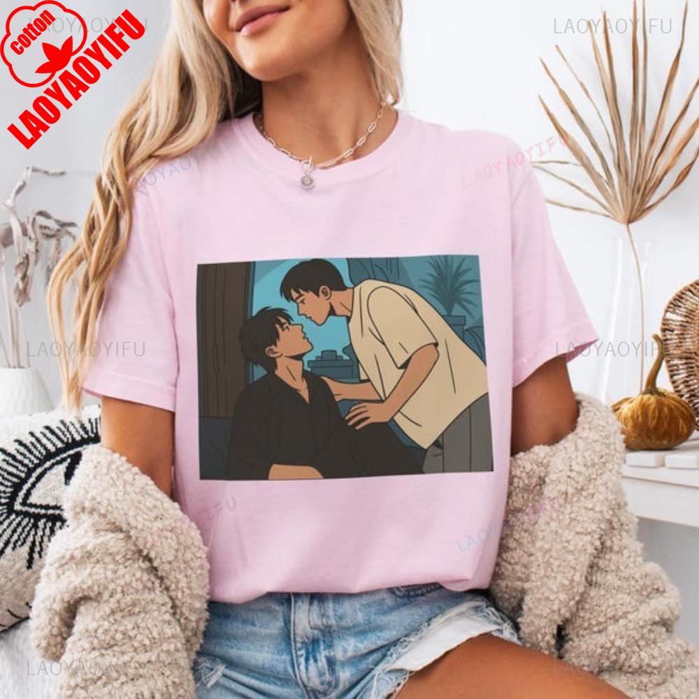 

Revenged Love Wu Suo Wei Chi Cheng Chinese BL Drama Couple Fans T Shirt Woman Summer Cotton Printed T-shirt Streetwear Clothes 4XL