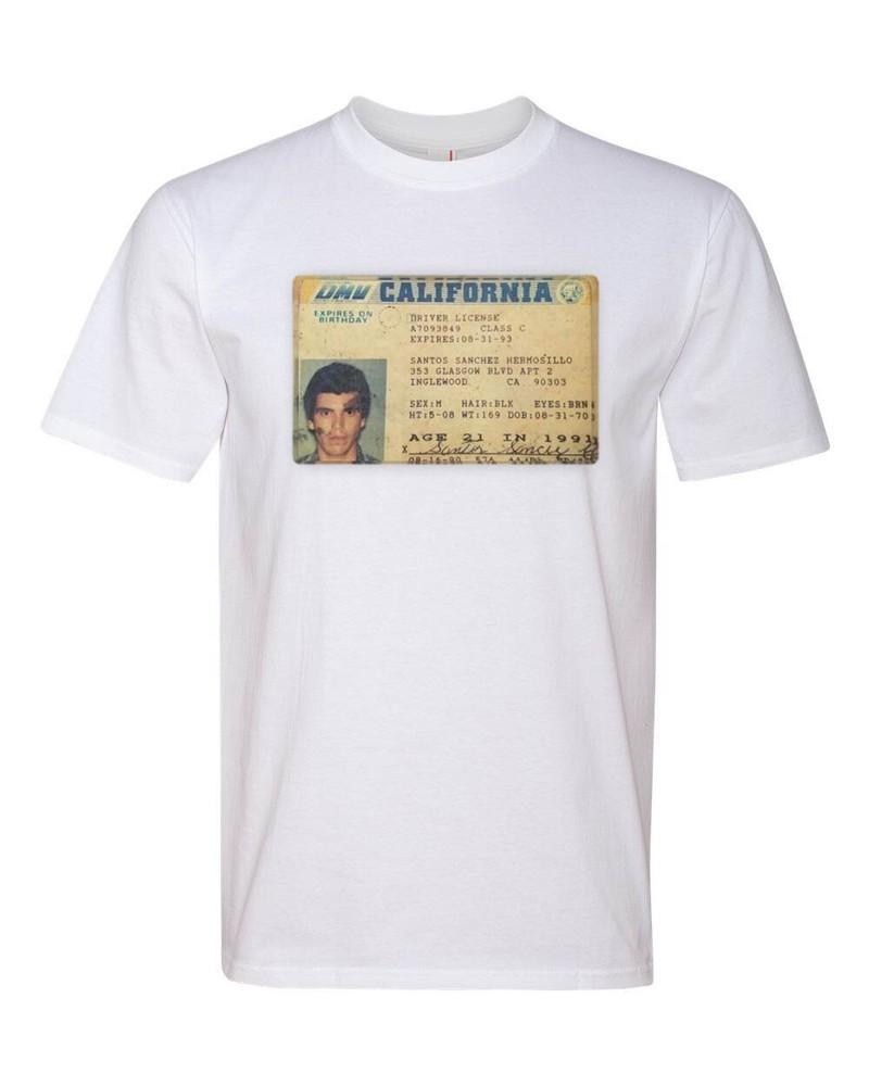 Chalino Sanchez El Gallo California Drivers License CDL Graphic Tee Shirt Unisex T-Shirt XXXL