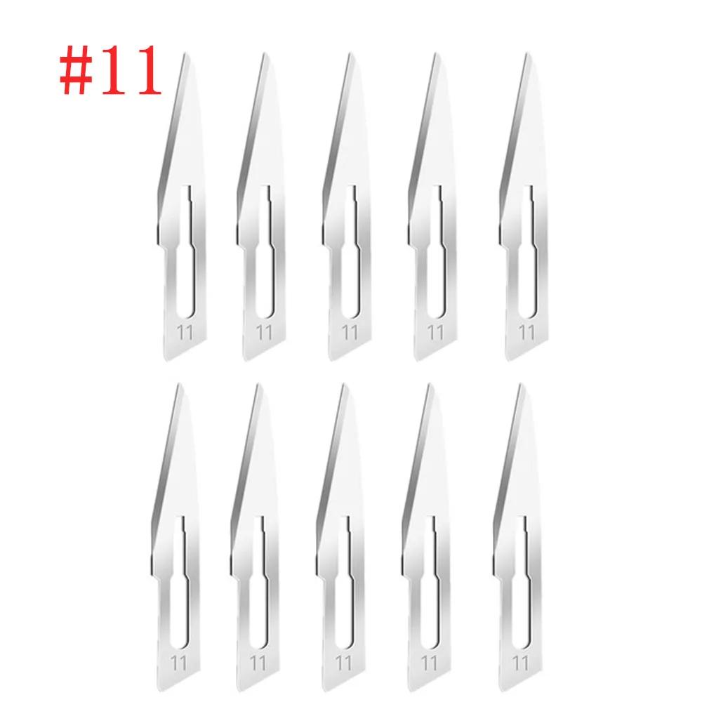 Carbon Steel Surgical Scalpel Blades+Handle Scalpel DIY Cutting Tool PCB Repair Animal Surgical Knife Dropshiping Surgical Knife