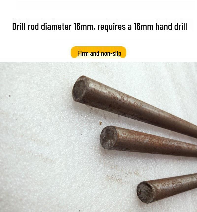 Extended Woodworking Drill Bit Template & Connection Rod for Hole Enlargement