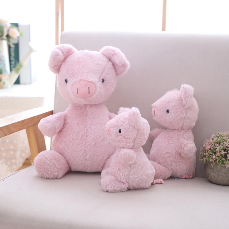 Stuffed Animals Soft Plush Toy Penguin Duck Pig Elephant Charming Dolls for Baby Appease Children Sleeping Mate Girls Birthday Gifts