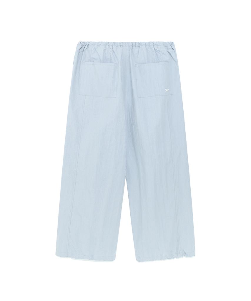 THE COLDEST MOMENT Tcm Mini Logo Nylon Pants (Sky Blue)
