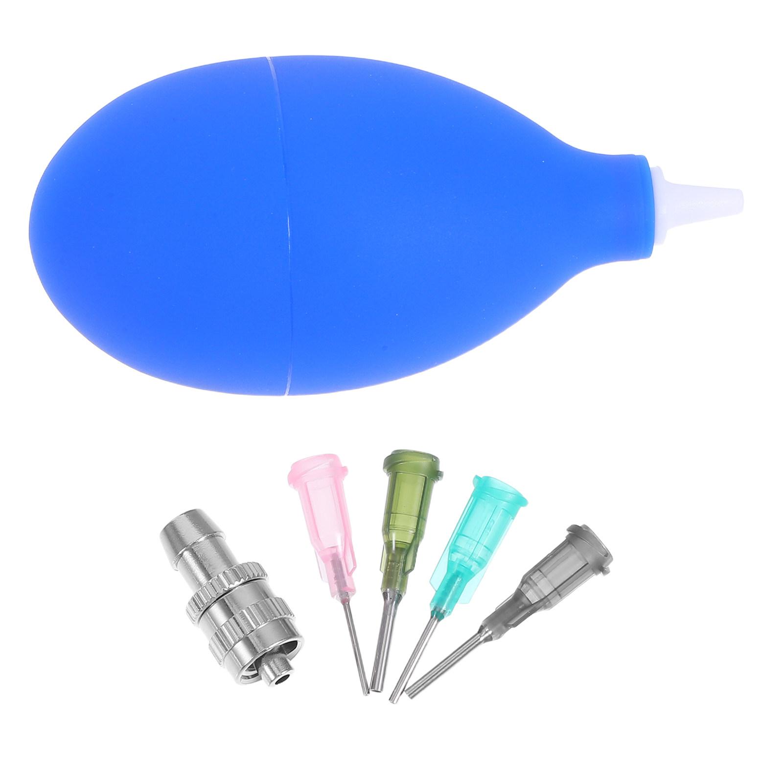 

1Set Ceramic Applicator Fine Tip Blue Rubber Squeeze Bottle Pottery Glaze Precision Ceramic Coating Supplies Clay Accessories
