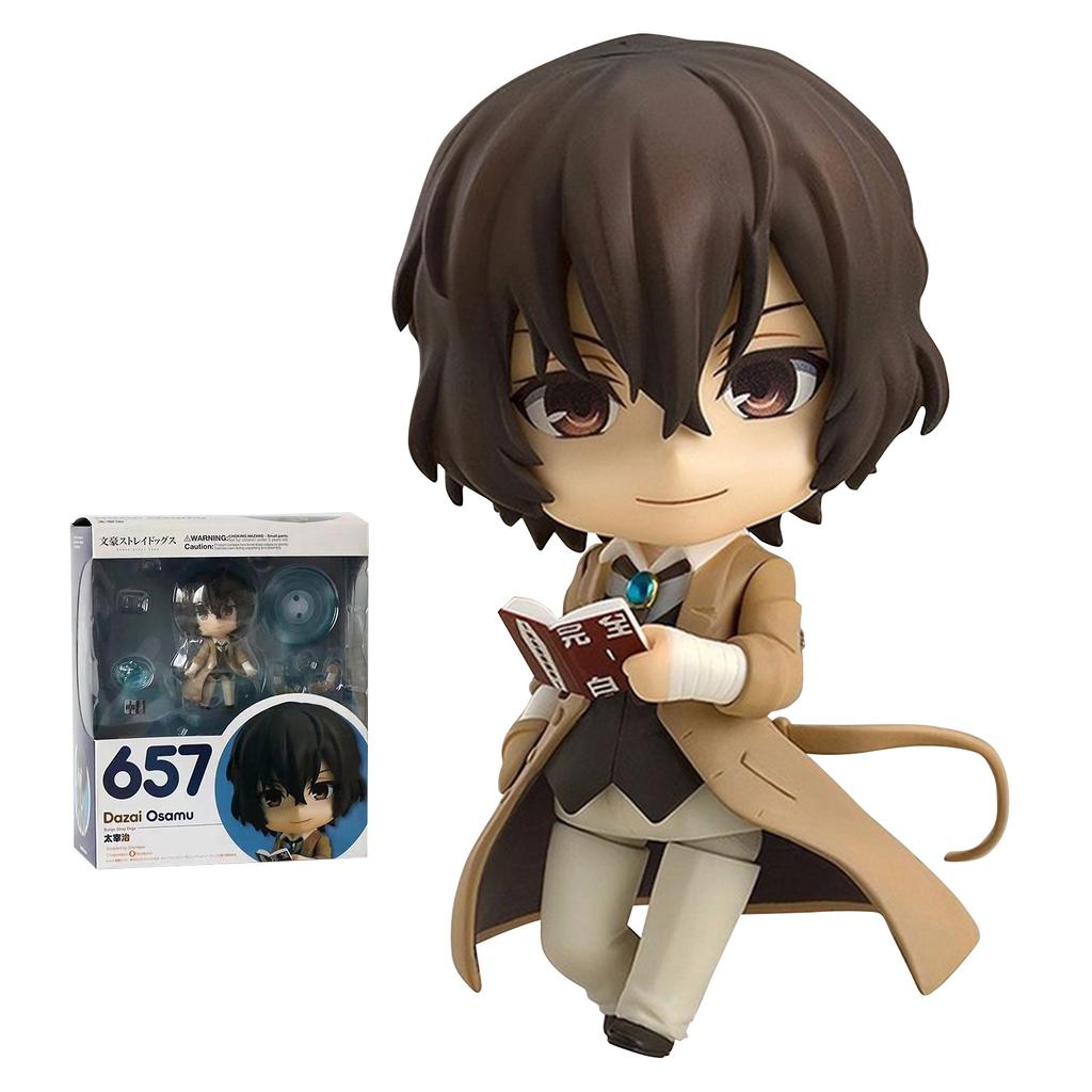 Anime Figure Nakajima Atsushi Dazai Osamu Nakahara Chuuya Action Akutagawa Ryunosuke Collectible Model Ornament Gifts BSD Poseable Articulated Scale