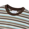 FILLUMINATE Mixed Color Striped T-Shirt - Brown