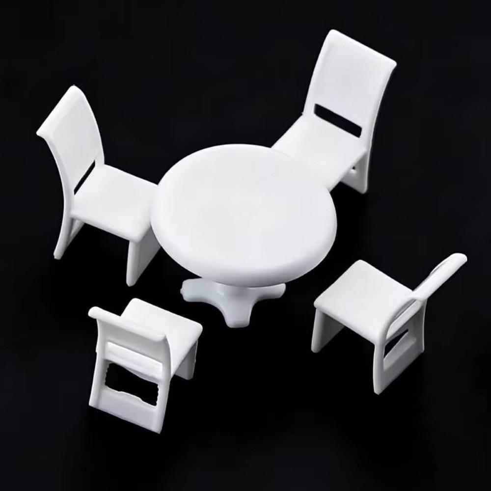 2Set Miniature Miniature Furniture Model Self Assembly Dollhouse Furniture Set  House Decoration