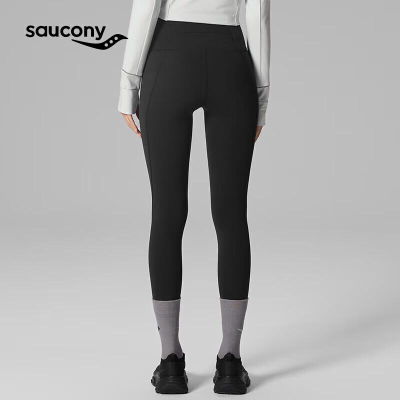 Saucony Women s Double-Sided Brushed High-Waist Knit Leggings XS