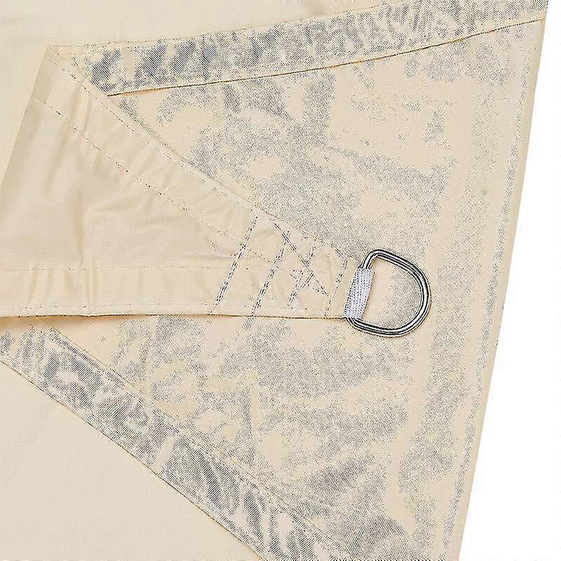 Voile d'ombrage imperméable triangulaire 3x3x4,3m/4x4x5,7m/5x5x7,1m pour jardin, patio, auvents extérieurs, auvent, auvent de piscine, camping, parasols et pare-soleil extérieurs