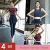 Women's Quick-Dry Slim-Fit Summer Sports Set - Pilates Short Top & High-End Yoga Wear