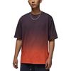 FW24 Jumpman Series Gradient Comfortable Soft Short Sleeve T-Shirt Men Tops Red Black HJ2317045