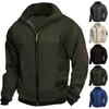 Herren Fleece Hoodie Lässig Langarm 1/4 Reißverschluss Pullover Sweatshirts