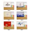 Desktop Calendar 2024 Personal Daily Planner Calendar Standing Flip Calendar