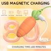 Clitoris Stimulator Dildo Adult Sex Toy Cute Carrot Vibrating Powerful Mini Bullet 9 Modes for Women   Anal Massage Vibrator