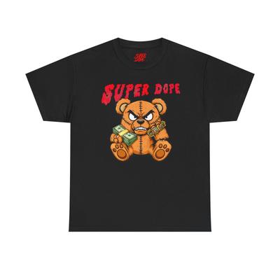 Super Dope Teddy Bear Tee, Graphic T-Shirt, Streetwear Fashion, Unisex Apparel,