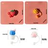 Cartoon Straw Dust Cap Universal Straw Dust Cap Silicone Straw Lids