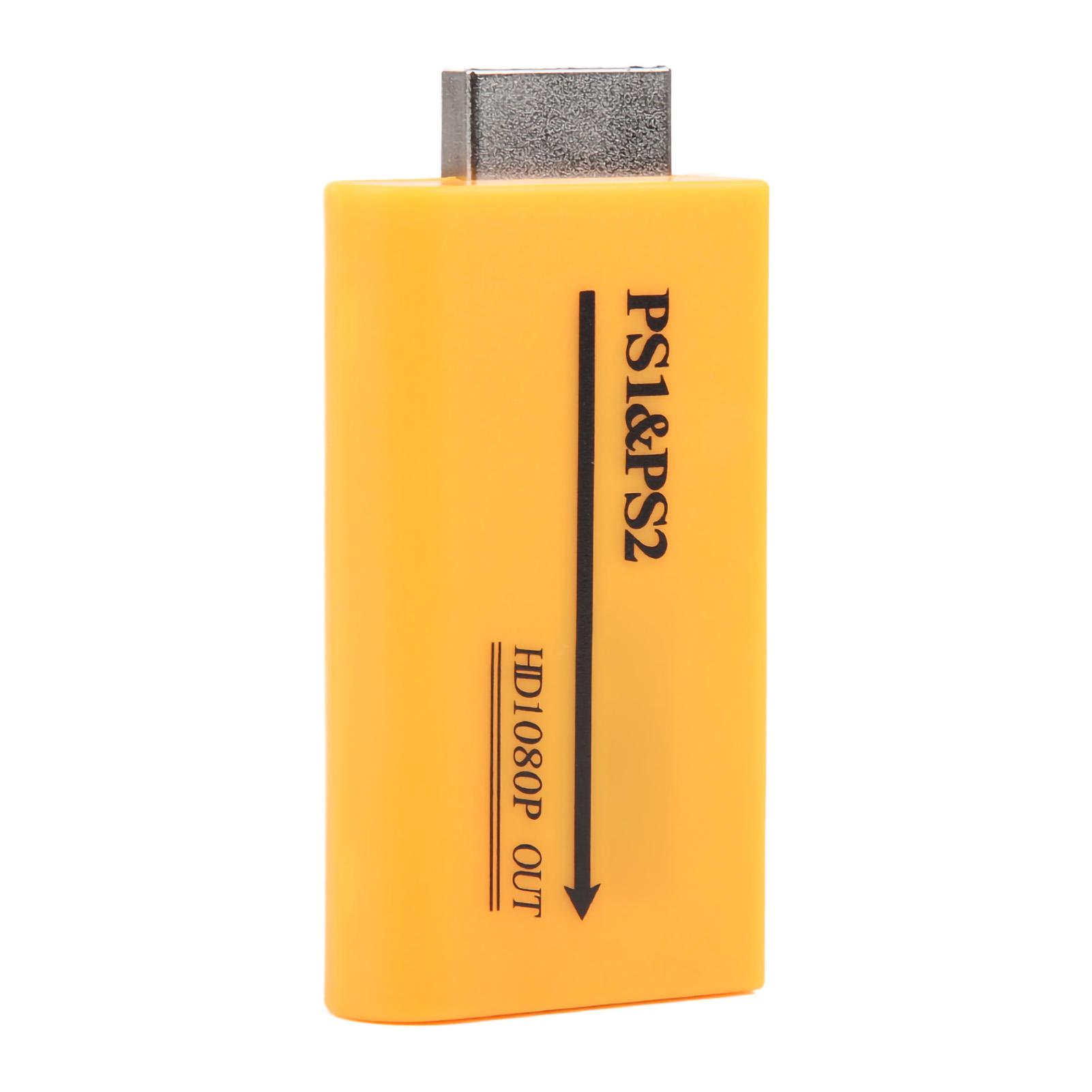 

PS1 PS2 to HDMI Video Converter Adapter Output Composite 7x3.5x1.5cm