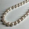 Used TeriryoshiAkoya pearl 7.0-7.5mm necklace silver engraved genuine pearl pearl necklace