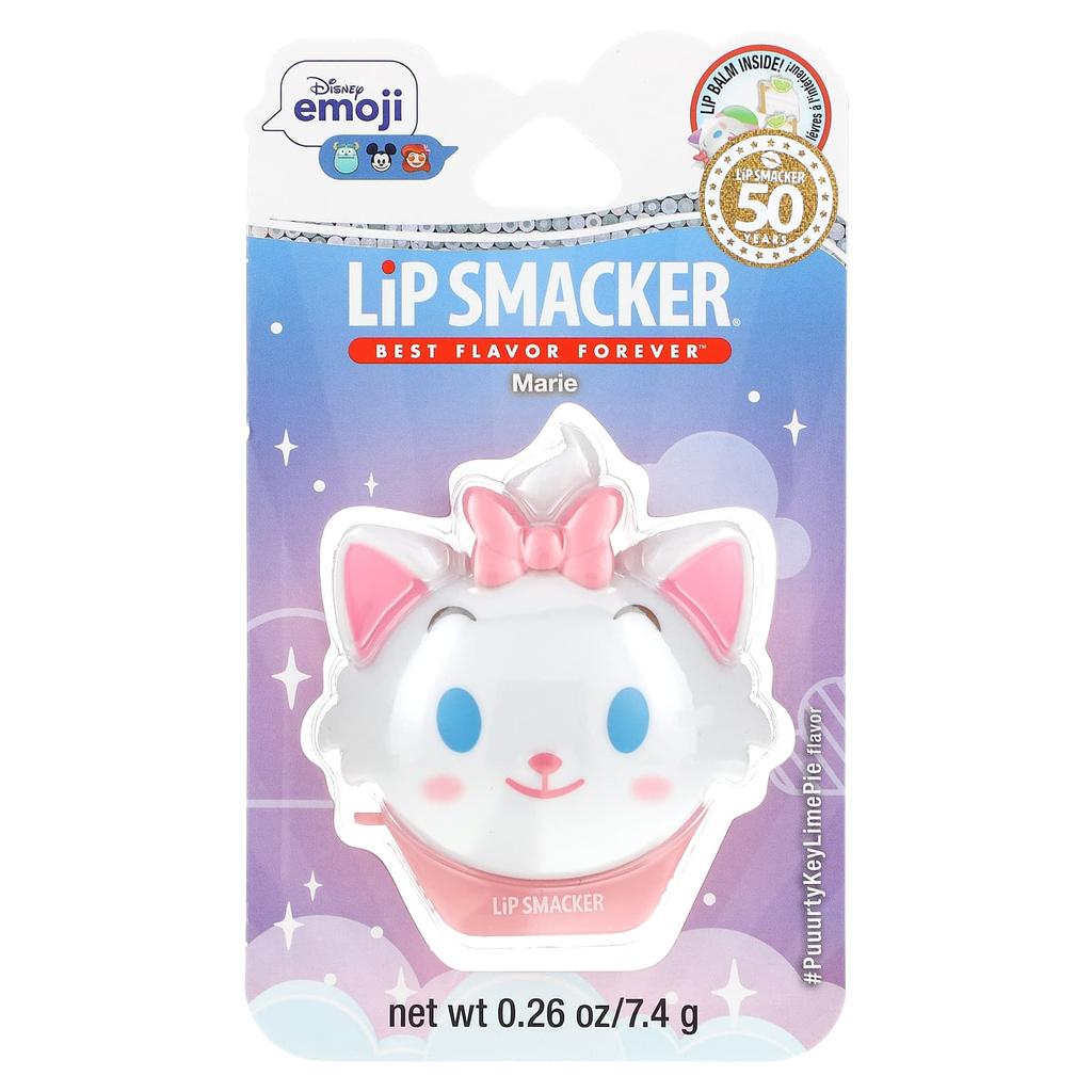 Disney Emoji, Balsam de Buze, Marie, #Puuurtykeylimepie, 7.4G(0.26Oz)