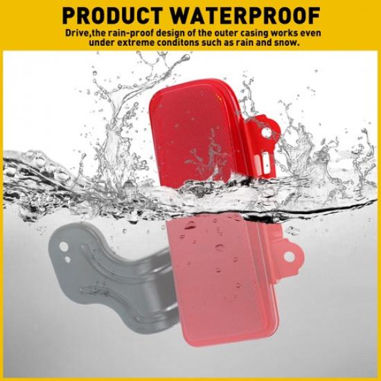 For Honda Accord 2015 2016 Red Rear Reflector Bumper Light Tail Light Brake Lamp