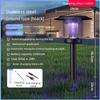 Outdoor Automatic Anti-Mosquito Lamp Waterproof Solar Mosquito Killer Light Courtyard Farm Large Insect Killer Artifact