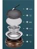 Korean Smokeless Charcoal Grill: Round Table Metal Iron BBQ & Tea Brewing Stove for Outdoors