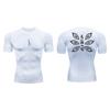 Compression Shirt for Men Gym Workout Running T-Shirt Tees Tops Athletic Quick Dry Baselayer Activewear Elastic Sweat Absorbing Tight Fit