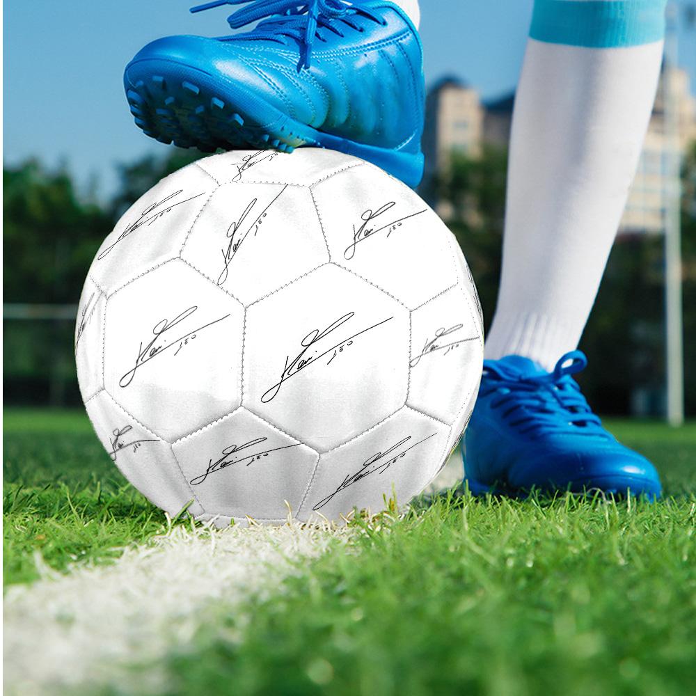 Lionel Messi Theme Soccer Ball Size 5 Soccer Ball Soft Touch Professional Training Football for Outdoor Sports