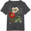 Papavero Rosso Papaveri Botanici T-shirt Papavero Rosso