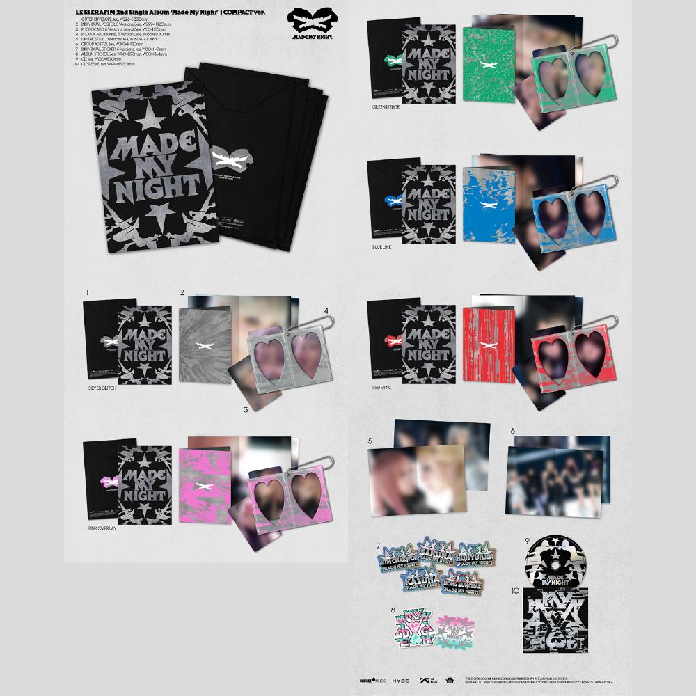 Pre-ordina il 2° Album Singolo delle LE SSERAFIM Made My Night Compact ver. & POB