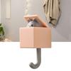 Cute Animal Hook Adhesive Coat Hook Wall Mount 3.3lb Bearing Capacity Key Hook for Clothes Scarf Hat Towel Bag