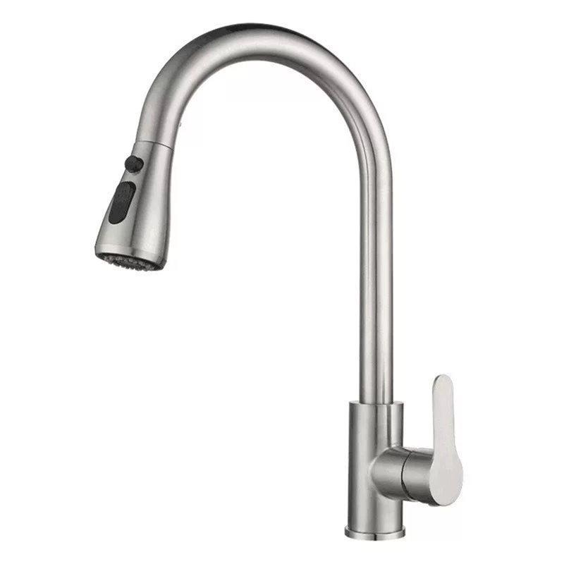 Easy Installation Tainless Steel 360° Rotating Telescopic Faucet Kitchen Sink Bathroom Basin Faucet