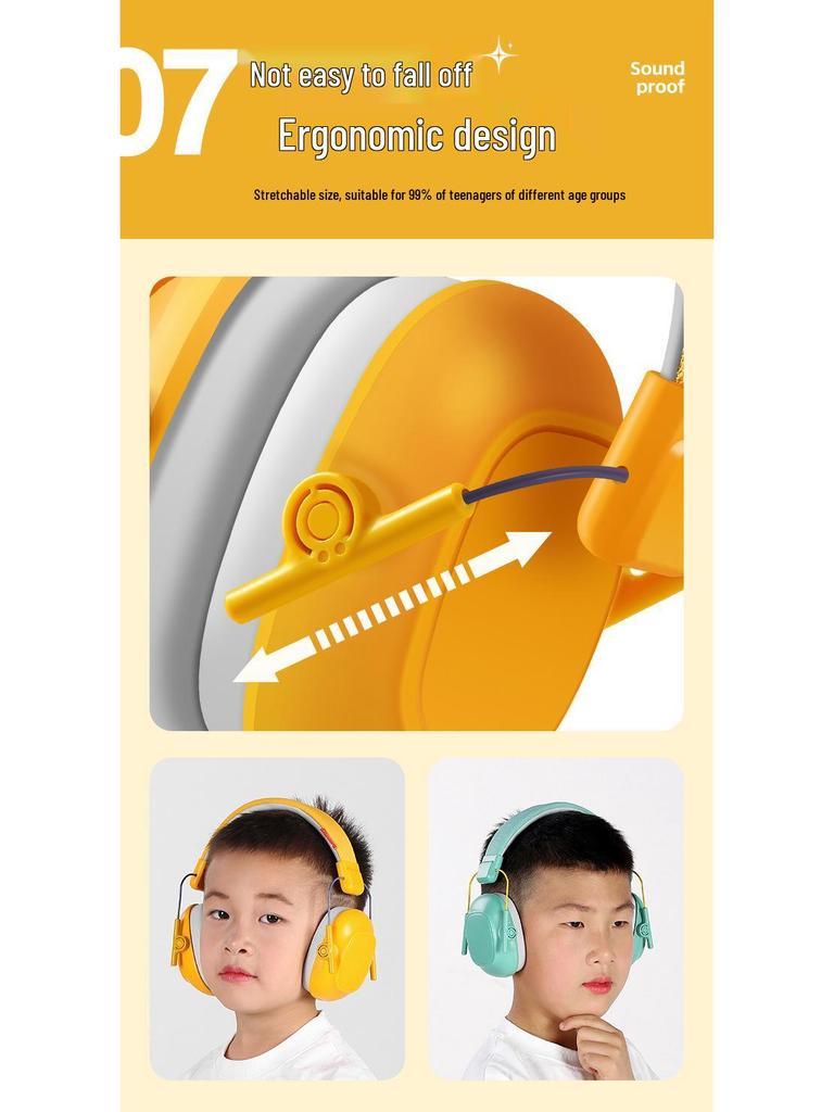Children's CE-Certified Noise Cancelling Ear Muffs: Headphones for Sleep, Entertainment, Drumming, and Soundproofing.