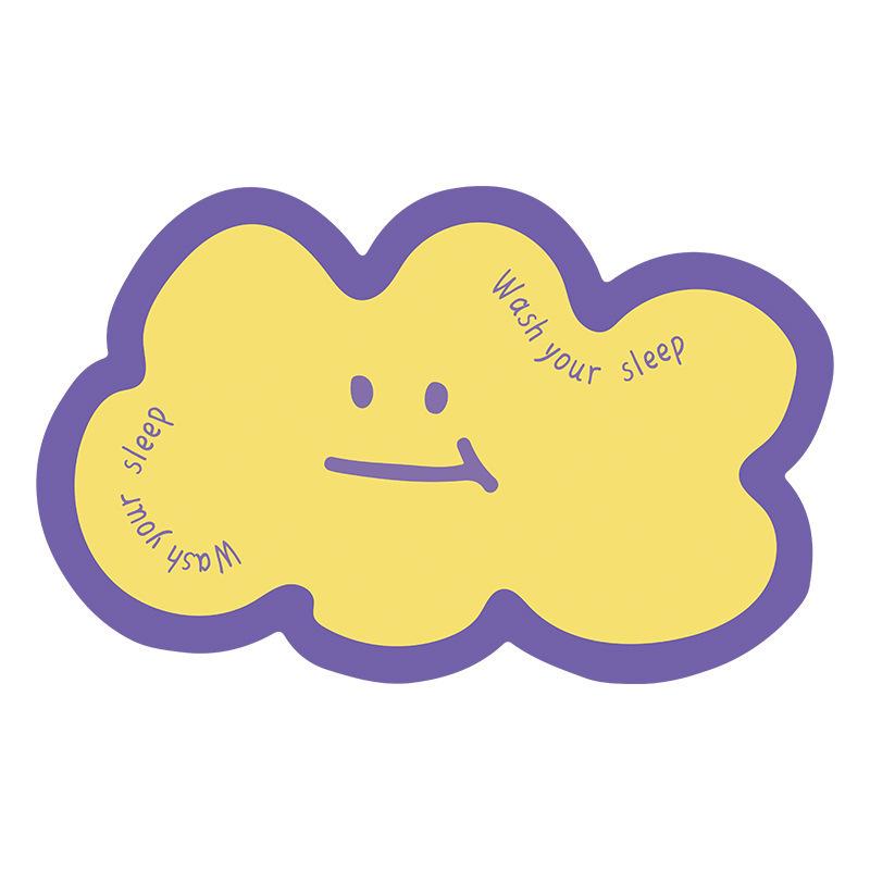 Lovely Cloud Absorbent Mat Floor Mat Absorbent Toilet Entry Mat Foot Mat Quick Dry Bathroom Non-slip Mat Dirt Resistant Wear Mat